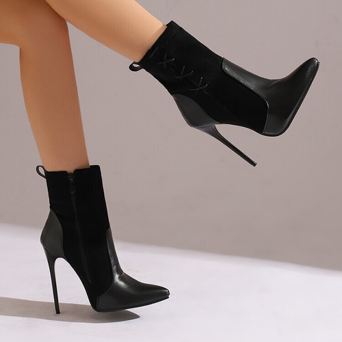 Stivaletti decolte donna tacco