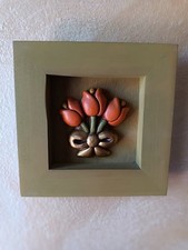 Quadretto Thun in ceramica "Tulipani con fiocco" - Original Thun Ceramic wall  