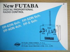 Catalogo Radio Control modellismo New Futaba 70'S - ENG
