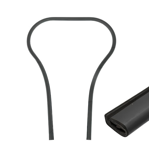 Bordo scudo plastica grigio - scudo,
