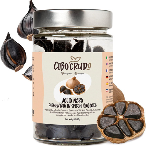 Aglio nero fermentato - nero,