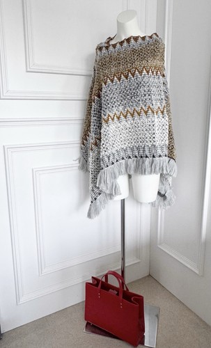 Poncho maglione uncinetto