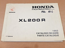 CATALOGO RICAMBI HONDA XL 200