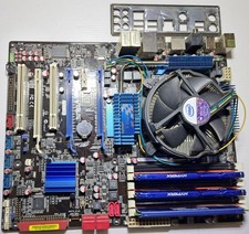 Scheda Madre Asus P6T-SE  con CPU Intel Core I7  1366 e 12GB Ram