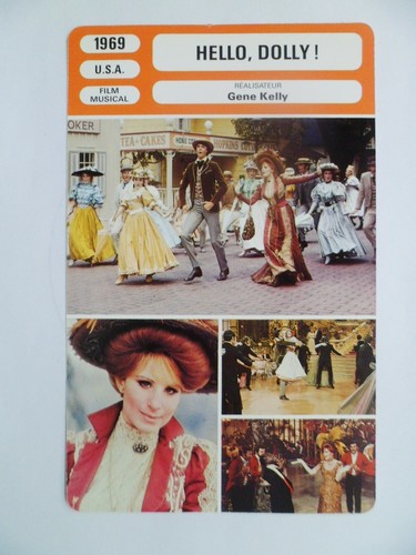 Carte fiche cinema 1969 - carte,