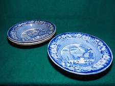 Piatti fondi Wild Rose antichi da collezione 1900