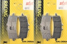 Set pastiglie freno SBS doppio carbonio per pinze Brembo GP4RX Billet 841DC Race GP4