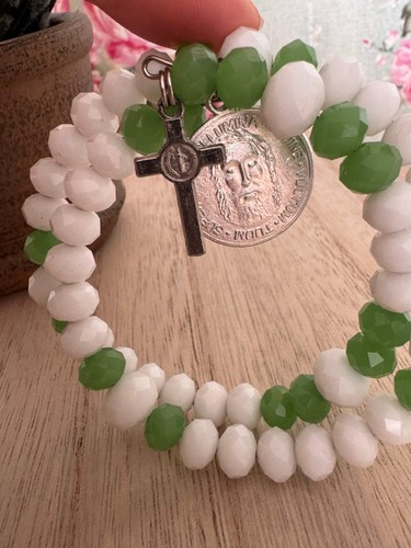 Bracciale perle verdi - , e