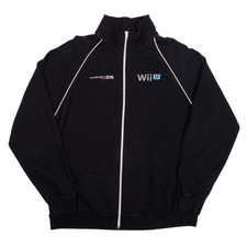 Nintendo Wii U 3DS American Apparel Jacket Uomo XL Nero Full Zip Videogiochi