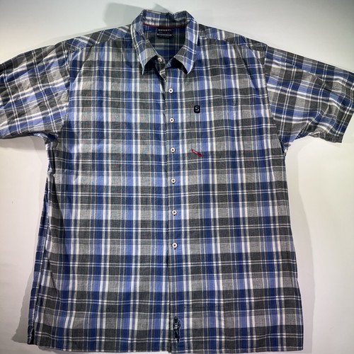 Shady ltd uomo blu plaid - blu,