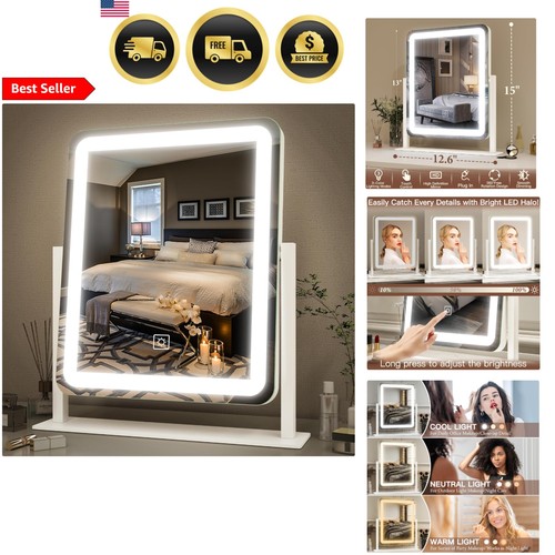 Led vanity mirror with lights - with,