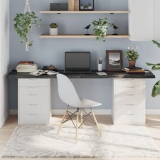 vidaXL Piano Tavolo Grigio