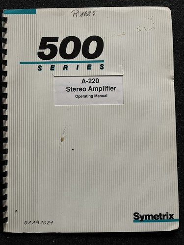 Symetrix 220 stereo - symetrix,