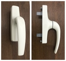 Maniglia Cremonese X Infisso In Alluminio SAVIO MANON  Avorio 1013 Int. Cm 13.