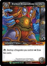 Etched Dragonbone Girdle - Worldbreaker - World of Warcraft TCG