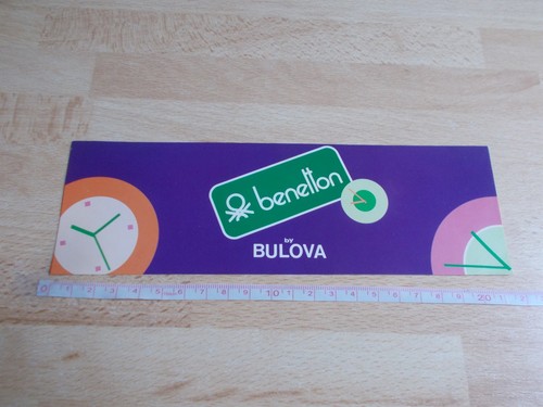 Autocollant benetton bulova - benetton, by