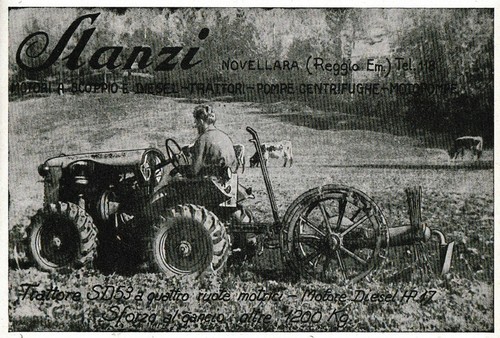 Pubblicita 1954 trattore - pubblicita',