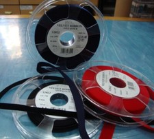 NASTRO VELLUTO DECORAZIONI ABITI ABITO BIGIOTTERIA ROSSO NERO BLU - 1 METRO