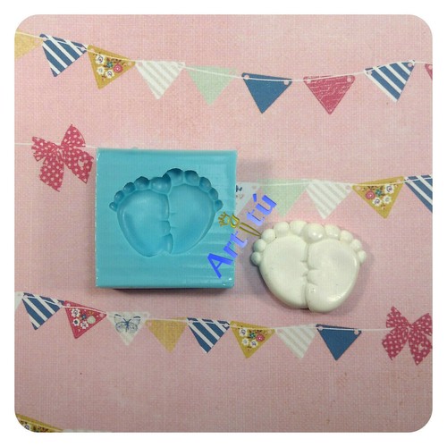 Stampo silicone piedini - in,