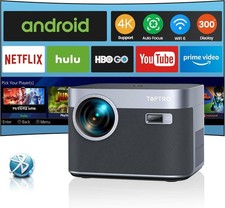 Proiettore FHD 4K Smart Android TV 25000 Lumen Videoproiettore Professionale