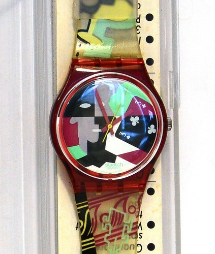 Belle swatch cubistic rap 1991 - swatch,