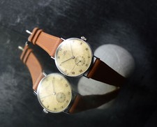 NIMER VERY RARE MEN'S CALATRAVA COIN EDGE CASE 35MM VINTAGE WATCH ORIGINAL DIAL