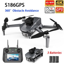 S186 Drone GPS 4K HD Doppia
