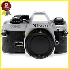 Fotocamera Nikon FG-20 Silver reflex automatica analogica, macchina fotografica.
