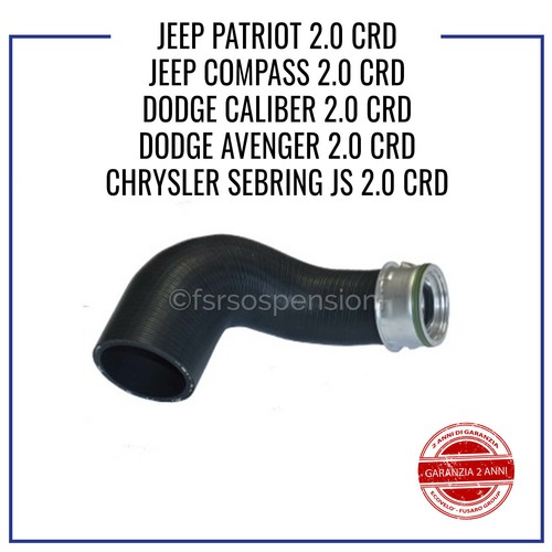 Manicotto intercooler tubo - tubo, per