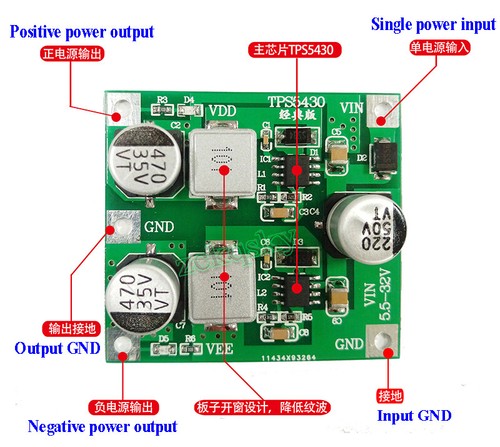 Tps5430 modulo alimentatore - tps5430,