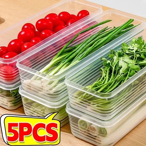 5pcs contenitori rettangolari - 5pcs,