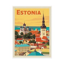 Poster da viaggio Estonia