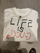 T-shirt donna Life Is Gucci