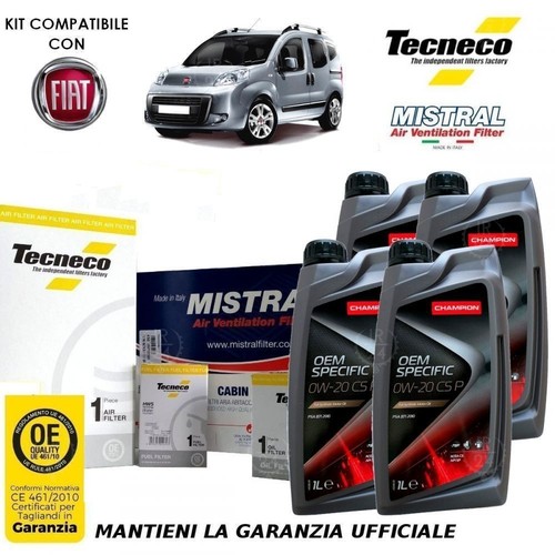 Kit tagliando per fiat qubo - tagliando,