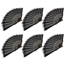  6 Pcs Ventagli Cinesi Per