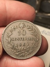 Moneta 10 Centesimi 1867