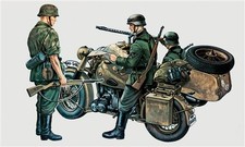 KIT MODELLINO MOTO MILITARE