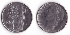 1978 Italia Lire 100 Minerva