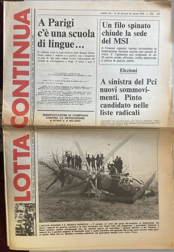 Lotta continua 1979 - continua, aprile