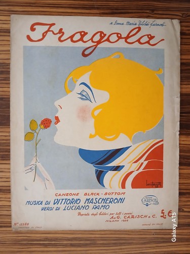 Spartito 1928 fragola - fragola, /
