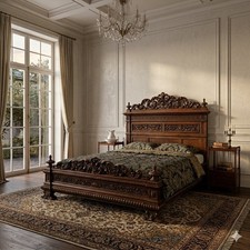 Letto Neorinascimento Antico