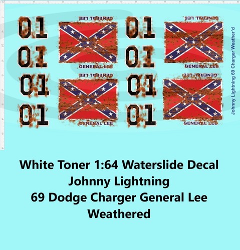 Toner bianco decalcomania - bianco, 1:64