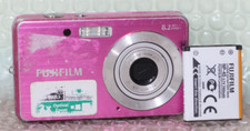 Fujifilm Finepix J12 pink 8 MP 3x zoom vintage compact camera tested working 2k