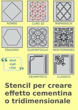 STENCIL PER EFFETTO CEMENTINE