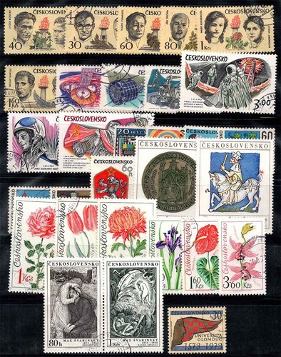 Cecoslovacchia 1973 usato 100 - 1973, 100%
