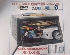 Autoradio GPS 7" HD 2 DIN LCD Comandi al Volante DVB-T (SPECIFICA x ALFA 147)