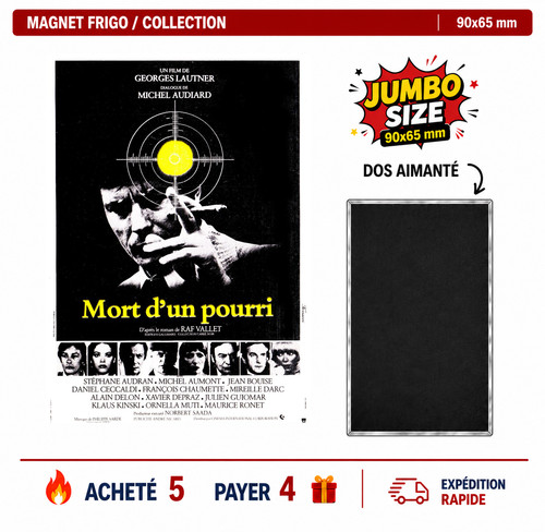 Magnet frigo alain delon - , mort