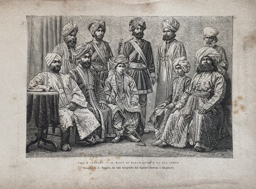 Stampa antica india - -, il