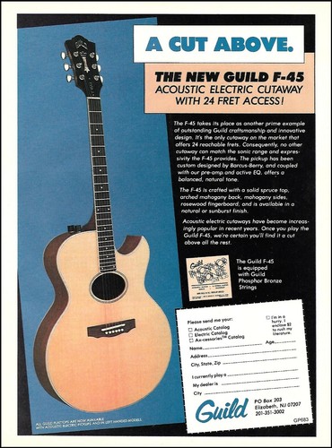 Guild acoustic electric - f-45,