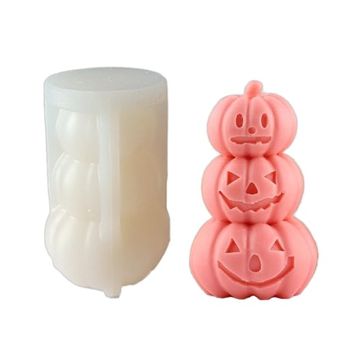 Stampo per candele - zucca, 3d